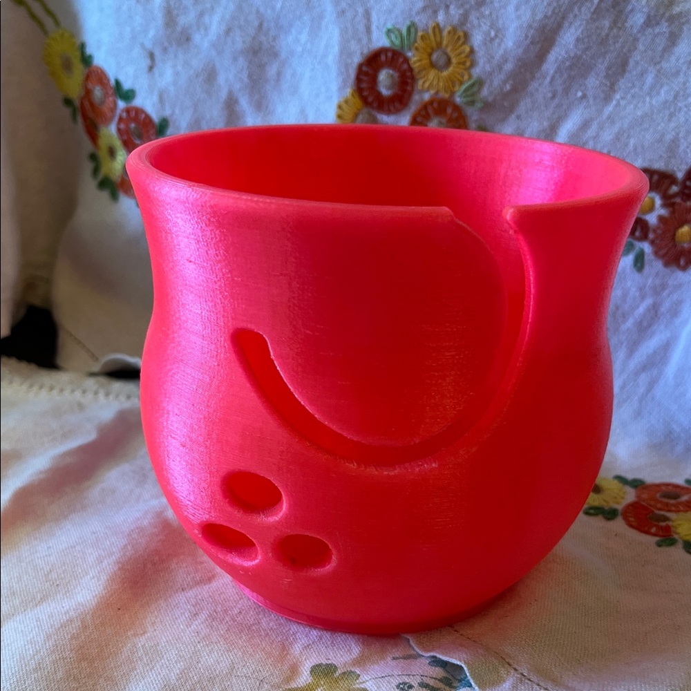3d printed yarn bowl